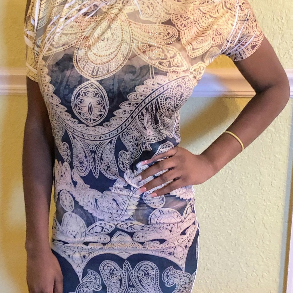 MOSIAC BODYGLOVE DRESS - Picture 5 of 8